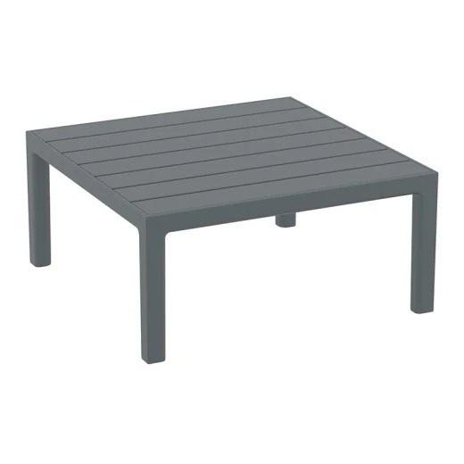 PORTOFINO LOUNGE ΤΡΑΠΕΖΙ DARK GREY 70X70X33εκ. ΠΟΛ/ΝΙΟΥ