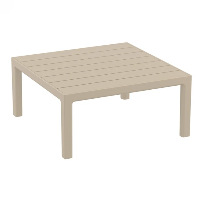 PORTOFINO LOUNGE ΤΡΑΠΕΖΙ TAUPE 70X70X33εκ. ΠΟΛ/ΝΙΟΥ