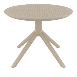 SKY TAUPE MINI Φ60X45εκ. ΤΡΑΠΕΖΙ ΠΟΛ/ΝΙΟΥ