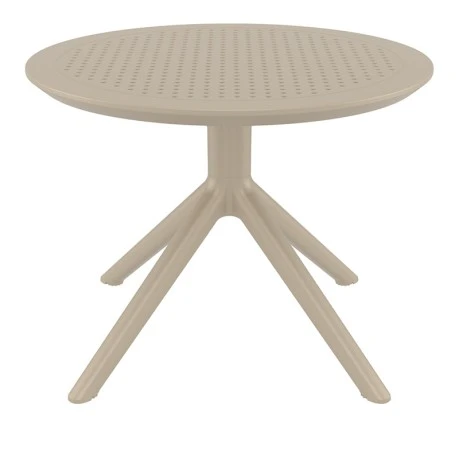 SKY TAUPE MINI Φ60X45εκ. ΤΡΑΠΕΖΙ ΠΟΛ/ΝΙΟΥ