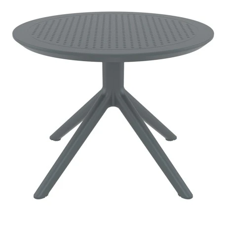 SKY DARK GREY MINI Φ60X45εκ. ΤΡΑΠΕΖΙ ΠΟΛ/ΝΙΟΥ