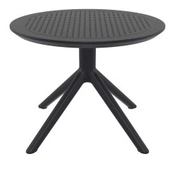 SKY BLACK MINI Φ60X45εκ. ΤΡΑΠΕΖΙ ΠΟΛ/ΝΙΟΥ