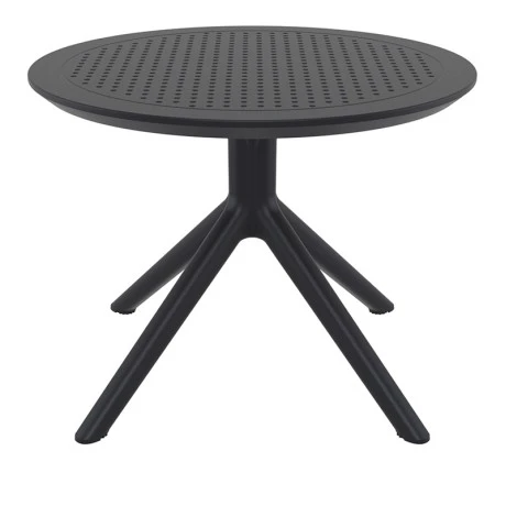 SKY BLACK MINI Φ60X45εκ. ΤΡΑΠΕΖΙ ΠΟΛ/ΝΙΟΥ