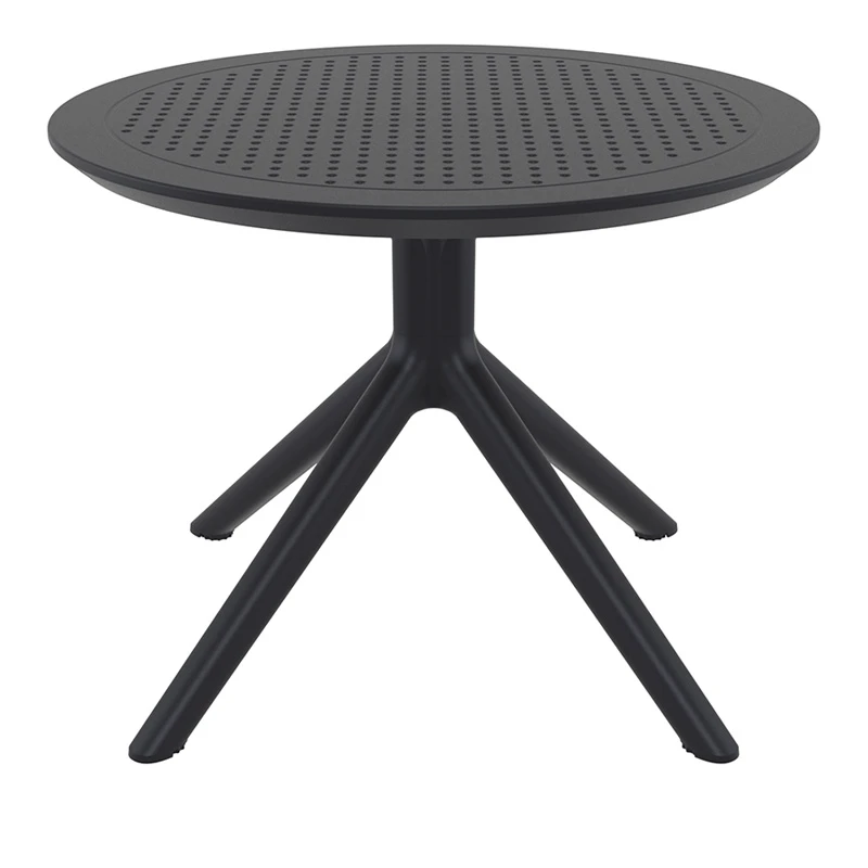 SKY BLACK MINI Φ60X45εκ. ΤΡΑΠΕΖΙ ΠΟΛ/ΝΙΟΥ