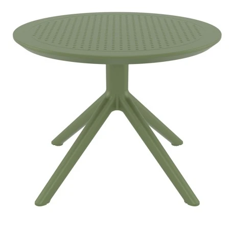 SKY OLIVE GREEN MINI Φ60X45εκ. ΤΡΑΠΕΖΙ ΠΟΛ/ΝΙΟΥ