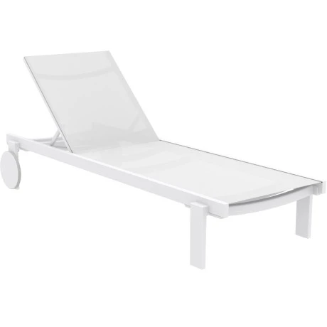 CASABLANCA ΞΑΠΛΩΣΤΡΑ WHITE/WHITE ΑΛΟΥΜ-ΠΟΛ/ΝΙΟΥ