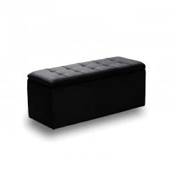 LIDO ΣΚΑΜΠΟ VELVET BLACK ΜΕ ΑΠΟΘ. ΧΩΡΟ 101X41X42εκ.