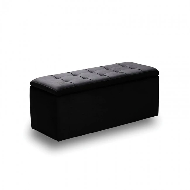 LIDO ΣΚΑΜΠΟ VELVET BLACK ΜΕ ΑΠΟΘ. ΧΩΡΟ 101X41X42εκ.