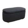 FOSTER ΣΚΑΜΠΟ VELVET BLACK ΜΕ ΑΠΟΘ. ΧΩΡΟ 99Χ45X45εκ.