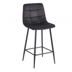NORA BLACK VELVET ΥΦΑΣΜΑ 65εκ. ΣΚΑΜΠΟ ΜΕΤΑΛΛΙΚΟ 45X41X65-99εκ.