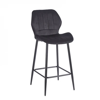 DYLAN BLACK VELVET ΥΦΑΣΜΑ 65εκ. ΣΚΑΜΠΟ ΜΕΤΑΛΛΙΚΟ 46X45X65-95εκ.