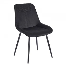 TEREA BLACK VELVET ΥΦΑΣΜΑ ΚΑΡΕΚΛΑ ΜΕΤΑΛΛΙΚΗ 51X58X87εκ. TEREA BLACK VELVET ΥΦΑΣΜΑ ΚΑΡΕΚΛΑ ΜΕΤΑΛΛΙΚΗ 51X58X87εκ.