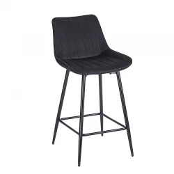 REPO BLACK VELVET ΥΦΑΣΜΑ 66εκ. ΣΚΑΜΠΟ ΜΕΤΑΛΛΙΚΟ 48X49X66-96εκ.