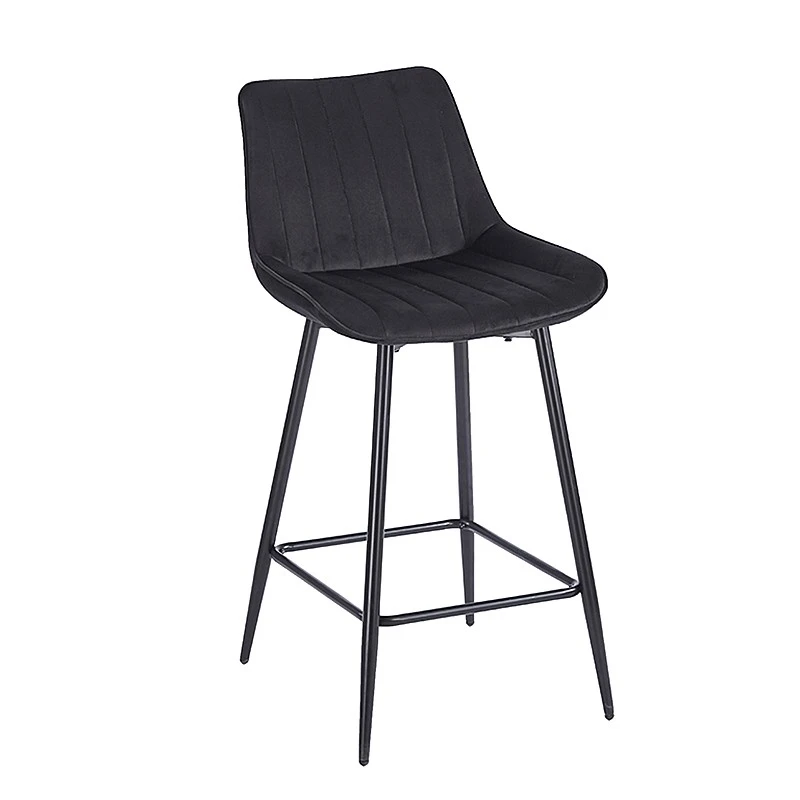 REPO BLACK VELVET ΥΦΑΣΜΑ 66εκ. ΣΚΑΜΠΟ ΜΕΤΑΛΛΙΚΟ 48X49X66-96εκ.