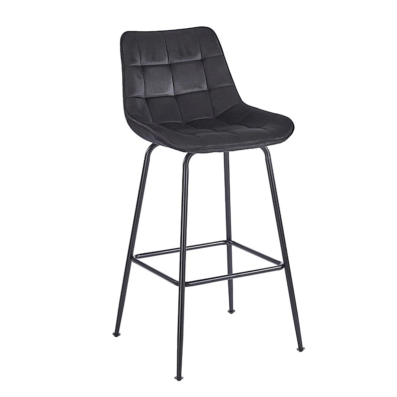ERMINA BLACK VELVET ΥΦΑΣΜΑ 75εκ. ΣΚΑΜΠΟ ΜΕΤΑΛΛΙΚΟ 49X50X75-104εκ.