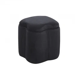FIONA ΣΚΑΜΠΟ VELVET BLACK ΜΕ ΑΠΟΘ. ΧΩΡΟ 30X30X34εκ. FIONA ΣΚΑΜΠΟ VELVET BLACK ΜΕ ΑΠΟΘ. ΧΩΡΟ 30X30X34εκ.