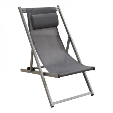 DEVIN ΣΕΖΛΟΝΓΚ GREY ΑΛΟΥΜΙΝΙΟΥ 58X95-102X78-95εκ.