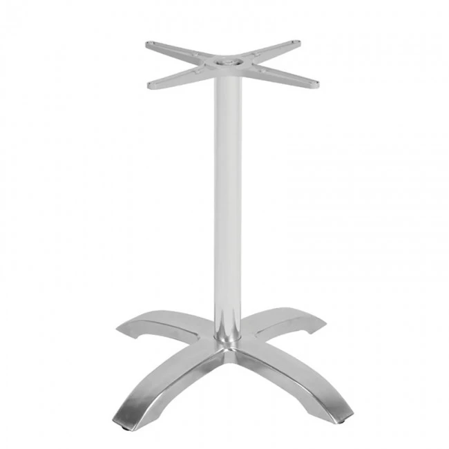 SAMIN 52X52Χ74εκ. 4ΝΥΧΗ ΒΑΣΗ ΑΛΟΥΜΙΝΙΟΥ ΜΕ ΡΕΓ/ΡΟΥΣ