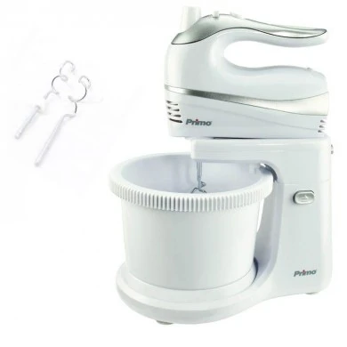 Μίξερ PRMB-40248 Primo Με περιστρεφόμενο κάδο 3L 500W Λευκό-Silver