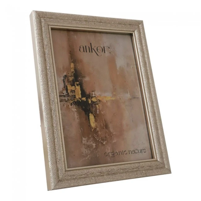 ΚΟΡΝΙΖΑ ΠΛΑΣΤΙΚΗ 15x20εκ. ΣΕ ΧΡΥΣΟ ΧΡΩΜΑ ΜΕ ΑΝΑΓΛΥΦΗ ΥΦΗ ANKOR