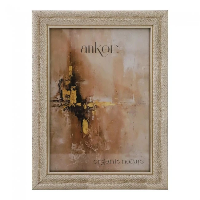 ΚΟΡΝΙΖΑ ΠΛΑΣΤΙΚΗ 15x20εκ. ΣΕ ΧΡΥΣΟ ΧΡΩΜΑ ΜΕ ΑΝΑΓΛΥΦΗ ΥΦΗ ANKOR