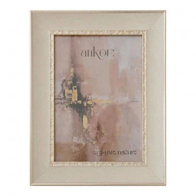 ΚΟΡΝΙΖΑ ΠΛΑΣΤΙΚΗ 13x18εκ. ΣΕ ΜΠΕΖ ΧΡΩΜΑ ΜΕ ΧΡΥΣΗ ΛΕΠΤΟΜΕΡΕΙΑ ANKOR