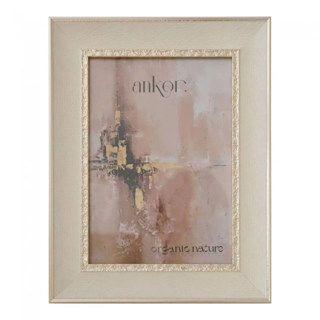 ΚΟΡΝΙΖΑ ΠΛΑΣΤΙΚΗ 13x18εκ. ΣΕ ΜΠΕΖ ΧΡΩΜΑ ΜΕ ΧΡΥΣΗ ΛΕΠΤΟΜΕΡΕΙΑ ANKOR