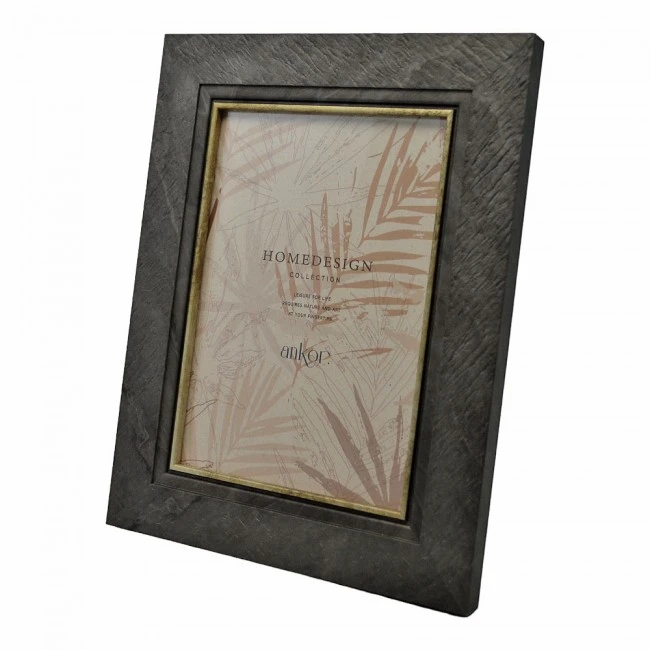 ΚΟΡΝΙΖΑ ΠΛΑΣΤΙΚΗ 13x18εκ. ΣΕ ΓΚΡΙ ΧΡΩΜΑ ΜΕ ΣΑΓΡΕ ΟΨΗ ANKOR