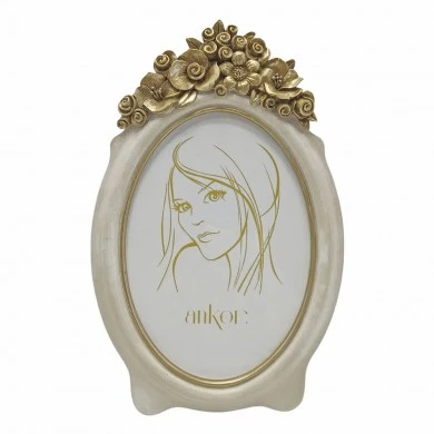 ΚΟΡΝΙΖΑ ΟΒΑΛ ΠΟΛΥΕΣΤΕΡΙΚΗ 10x15εκ. ΜΕ ΧΡΥΣΕΣ ΛΕΠΤΟΜΕΡΕΙΕΣ ANKOR