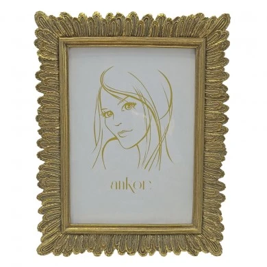 ΚΟΡΝΙΖΑ ΠΟΛΥΕΣΤΕΡΙΚΗ 13x18εκ. ΧΡΥΣΗ ΜΕ ΑΝΑΓΛΥΦΑ ΣΧΕΔΙΑ ANKOR