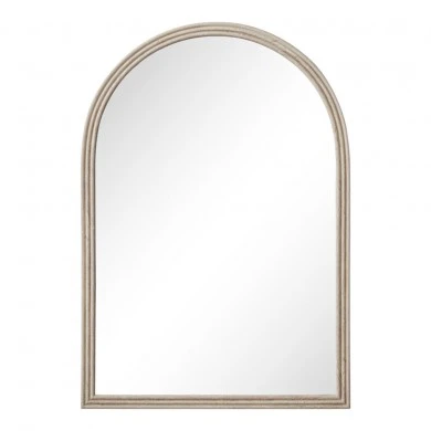 ΚΑΘΡΕΦΤΗΣ ΤΟΙΧΟΥ ΜΕ ΠΛΑΣΤΙΚΟ ΠΛΑΙΣΙΟ ΣΕ ΜΠΕΖ ΓΚΡΙ ΧΡΩΜΑ ΚΑΙ ΑΝΑΓΛΥΦΗ ΥΦΗ 60x90εκ. ANKOR