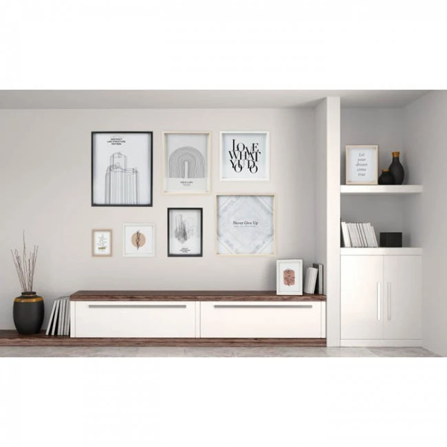 ΚΟΡΝΙΖΑ ΞΥΛΙΝΗ 30x40εκ.ΓΚΡΙ ANKOR