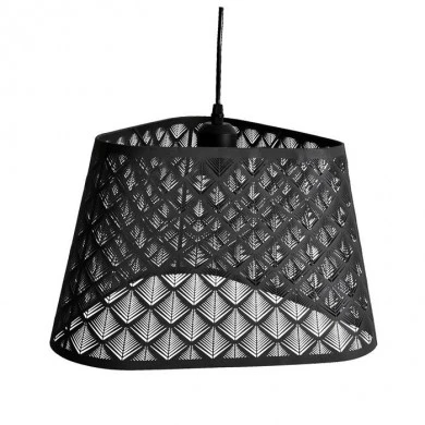 ΦΩΤΙΣΤΙΚΟ ΟΡΟΦΗΣ ΜΕΤΑΛΛΙΚΟ ΜΑΥΡΟ 35x35x108εκ. ( Ε27/60W) ANKOR