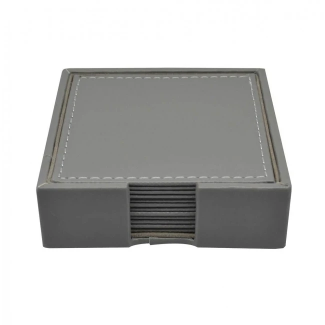 ΣΕΤ ΣΟΥΒΕΡ ΤΕΤΡΑΓΩΝΑ ΔΕΡΜΑΤΙΝΑ ΜΕ ΒΑΣΗ ΓΚΡΙ 10εκ. ANKOR