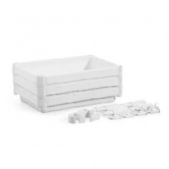 ΡΑΦΙΕΡΑ ΠΛΑΣΤΙΚΗ ΤΡΙΠΛΗ ΑΣΠΡΗ 35,5x23x75εκ.ANKOR