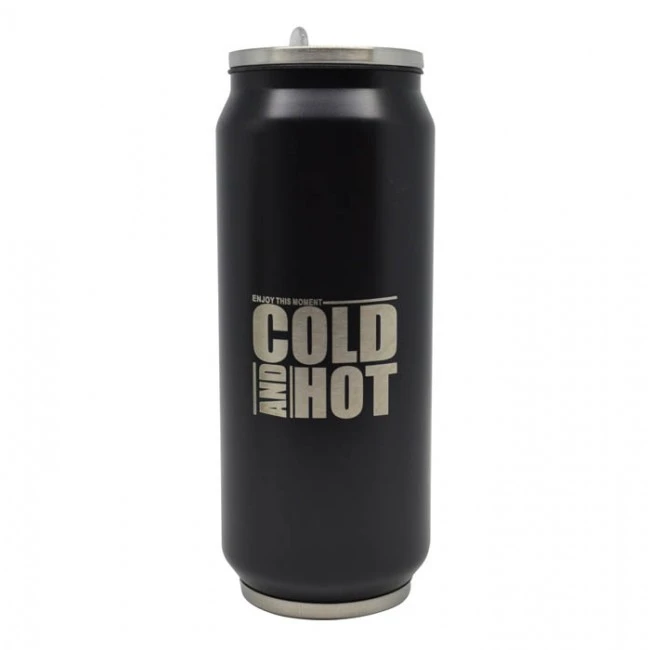 ΠΟΤΗΡΙ ΘΕΡΜΟΣ INOX ΜΑΥΡΟ COLD AND HOT 500ml ANKOR