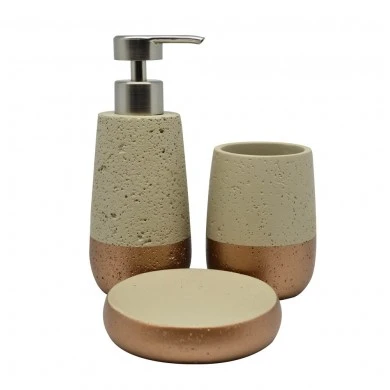 DISPENSER ΤΣΙΜΕΝΤΟ ΜΠΕΖ-ROSE GOLD 7,5x18εκ.ANKOR