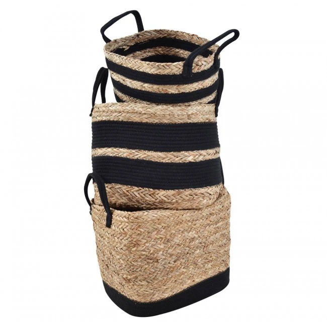 ΣΕΤ/3  ΚΑΛΑΘΙΑ ΨΑΘΙΝΑ-ΥΦΑΣΜΑΤΙΝΑ ΜΑΥΡΑ ANKOR