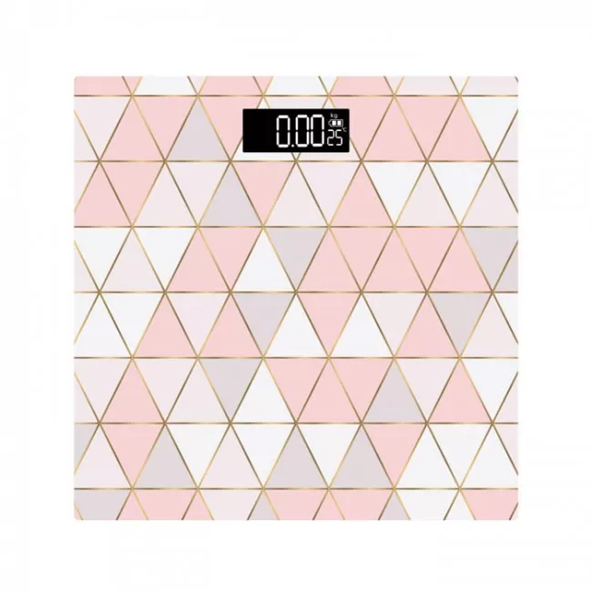 ΗΛΕΚΤΡΟΝΙΚΗ ΖΥΓΑΡΙΑ ΜΠΑΝΙΟΥ ROSE GOLD ΡΟΜΒΟΙ 30x30x2,5 εκ.ANKOR