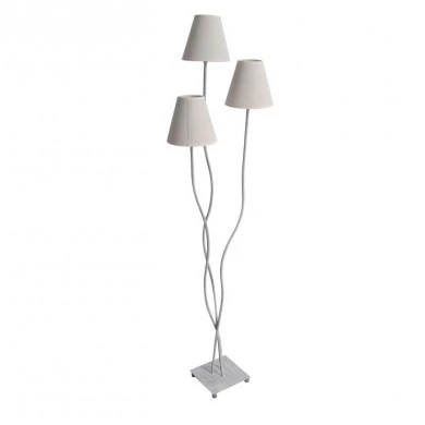 ΦΩΤΙΣΤΙΚΟ ΔΑΠΕΔΟΥ ΜΕ 3 ΛΑΜΠΕΣ ΓΚΡΙ ΑΝΤΙΚΕ 29x25x138εκ. ANKOR