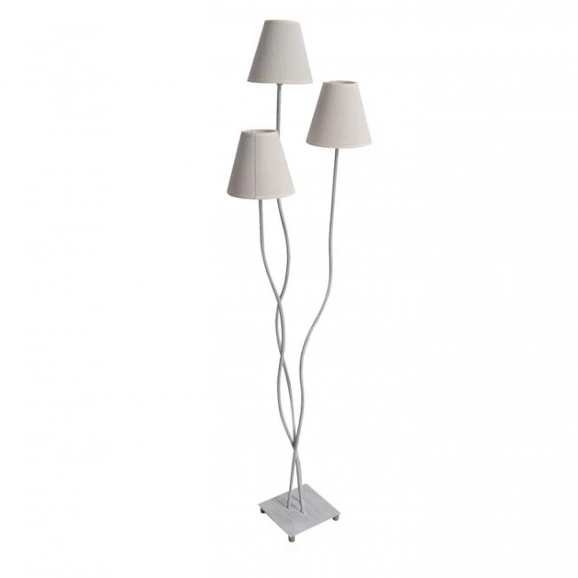 ΦΩΤΙΣΤΙΚΟ ΔΑΠΕΔΟΥ ΜΕ 3 ΛΑΜΠΕΣ ΓΚΡΙ ΑΝΤΙΚΕ 29x25x138εκ. ANKOR