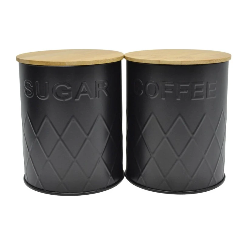 ΒΑΖΟ ΜΕΤΑΛΛΙΚΟ ΜΑΥΡΟ COFFEE ΜΕ ΜΠΑΜΠΟΥ ΚΑΠΑΚΙ 10x10x13εκ. ANKOR