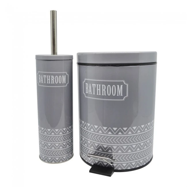 ΠΙΓΚΑΛ ΒΟΥΡΤΣΑΚΙ INOX ΓΚΡΙ BATHROOM 9,5x40 εκ. ANKOR