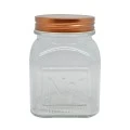 ΒΑΖΟ ΓΥΑΛΙΝΟ ΜΕ ROSE GOLD ΜΕΤΑΛΛΙΚΟ ΚΑΠΑΚΙ 700ml ANKOR