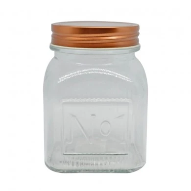 ΒΑΖΟ ΓΥΑΛΙΝΟ ΜΕ ROSE GOLD ΜΕΤΑΛΛΙΚΟ ΚΑΠΑΚΙ 700ml ANKOR