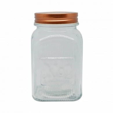 ΒΑΖΟ ΓΥΑΛΙΝΟ ΜΕ ROSE GOLD ΜΕΤΑΛΛΙΚΟ ΚΑΠΑΚΙ 1000ml ANKOR