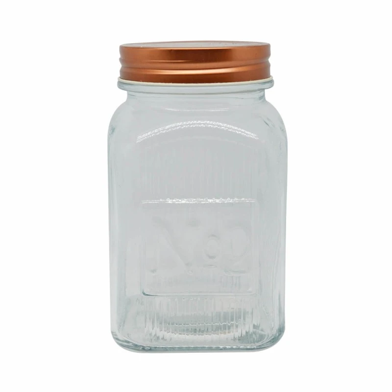 ΒΑΖΟ ΓΥΑΛΙΝΟ ΜΕ ROSE GOLD ΜΕΤΑΛΛΙΚΟ ΚΑΠΑΚΙ 1000ml ANKOR