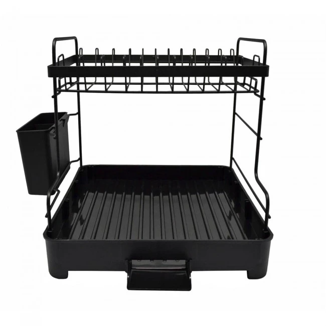 ΠΙΑΤΟΘΗΚΗ ΔΙΩΡΟΦΗ ΜΕΤΑΛΛΙΚΗ ΜΑΥΡΗ 30x32x30,5εκ.ANKOR