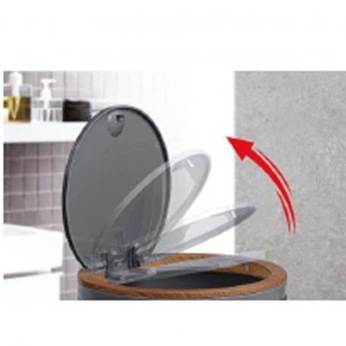 ΚΑΛΑΘΙ ΜΠΑΝΙΟΥ 5lt ΠΛΑΣΤΙΚΟ ΓΚΡΙ ΔΙΑΜΑΝΤΙ ΜΕ ΕΦΕ ΞΥΛΟΥ ANKOR