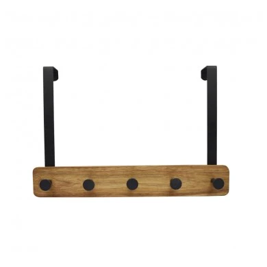 ΚΡΕΜΑΣΤΡΑ ΠΟΡΤΑΣ ΜΕΤΑΛΛΙΚΗ 5 ΘΕΣΕΩΝ ΜΕ ΞΥΛΟ ΑΚΑΚΙΑΣ38,5x4,8x25,5εκ. ANKOR